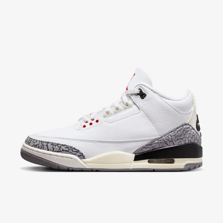 Sapatilhas Jordan 3 Retro White Cement Reimagined