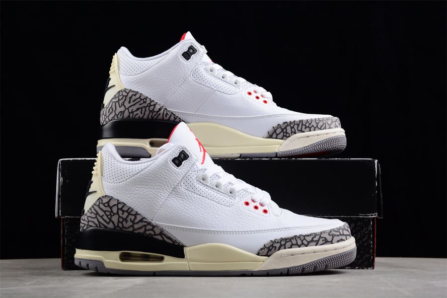 Sapatilhas Jordan 3 Retro White Cement Reimagined