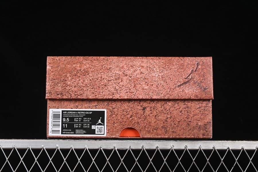 Sapatilhas Air Jordan 4 OG SP x Nigel Sylvester Brick By Brick