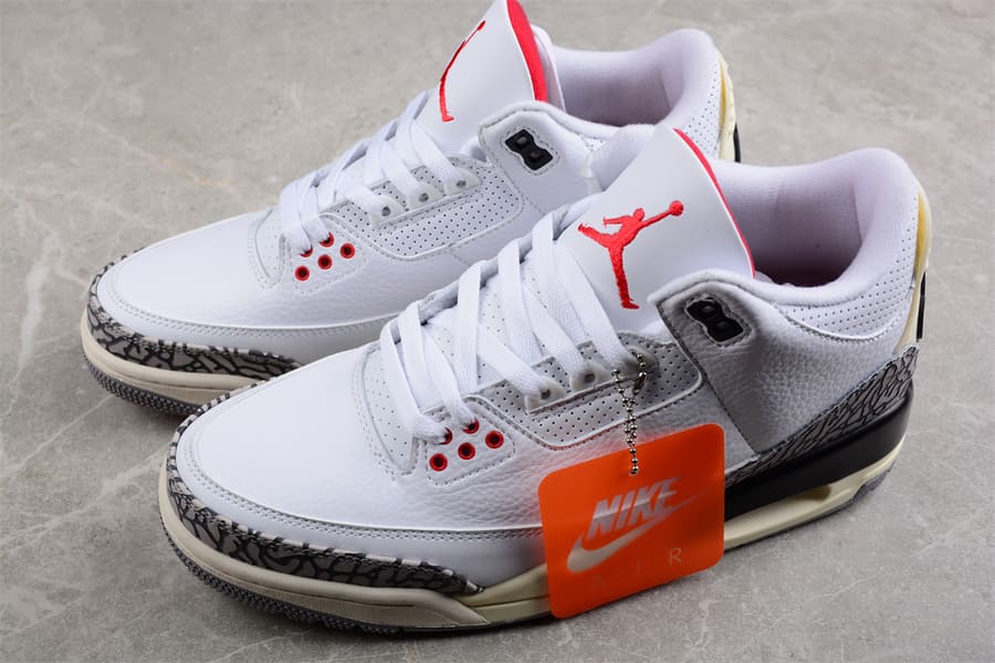 Sapatilhas Jordan 3 Retro White Cement Reimagined