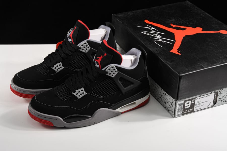 Sapatilhas Air Jordan 4 Bred "Cement"