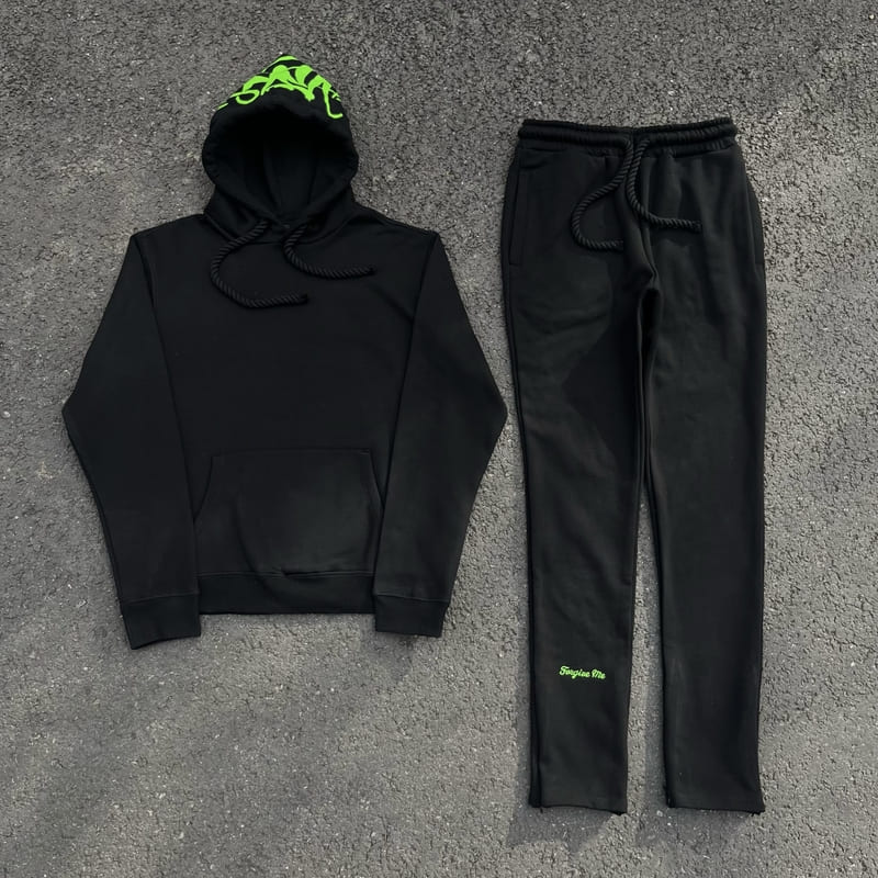 Fato de Treino Synaworld Logo Black Green
