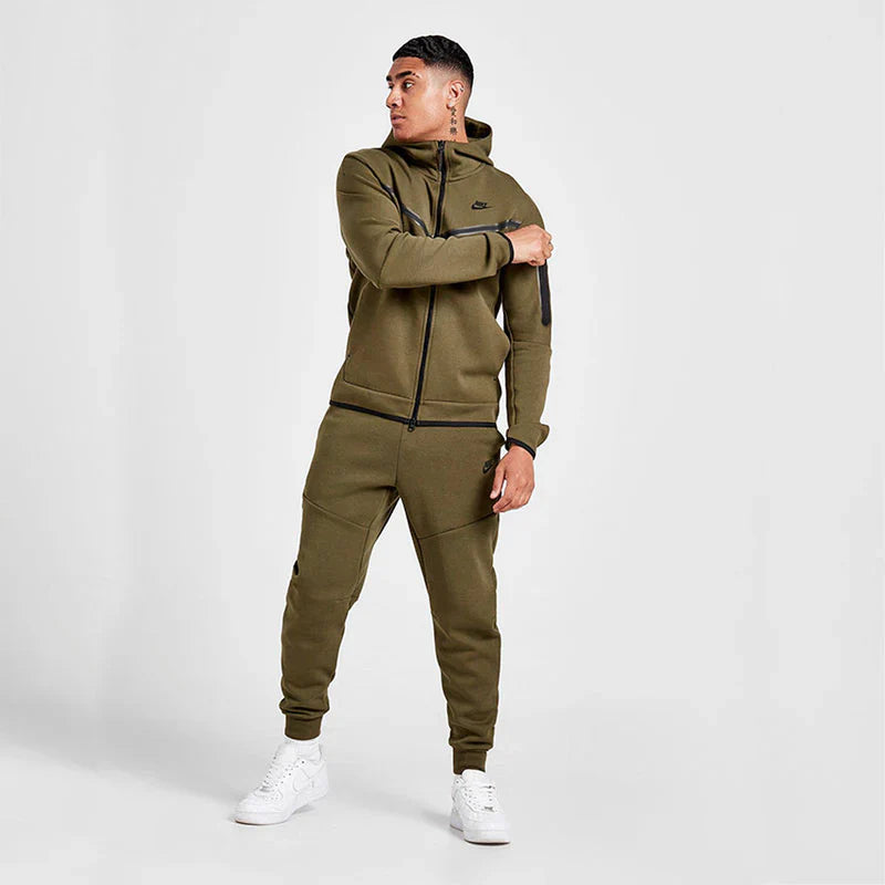 Fato de Treino Tech Fleece Rough Green Black