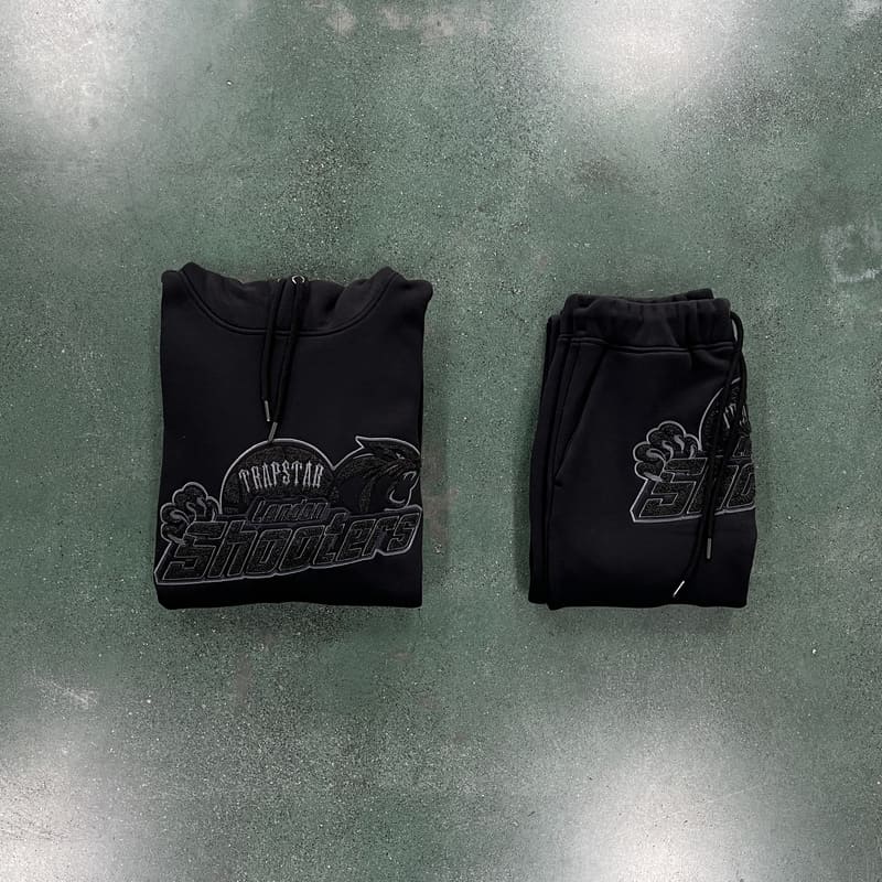 Fato de Treino Trapstar Shooters Black Monochrome
