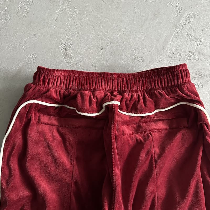Fato de Treino Corteiz Veludo Vermelho
