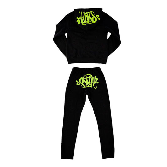 Fato de Treino Synaworld Logo Black Green