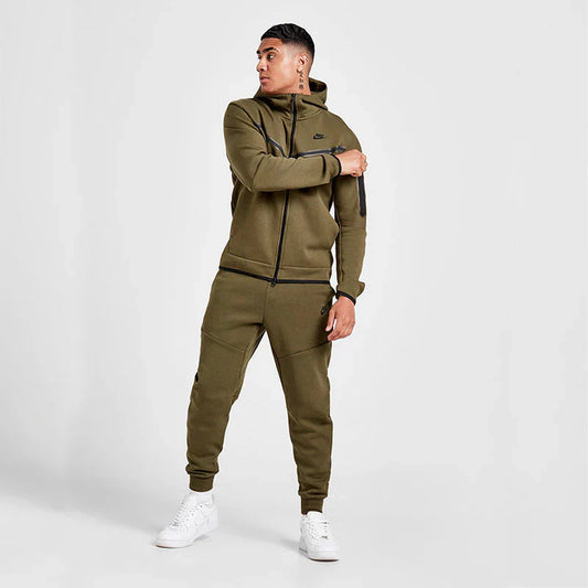 Fato de Treino Tech Fleece Rough Green Black